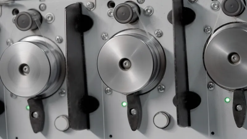 Smart Godets – the new technology of single-converter-controlled godets optimizes the operating point of each godet, thereby significantly improving energy consumption.