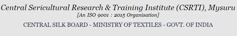 Central Sericultural Research Training Institute Mysore