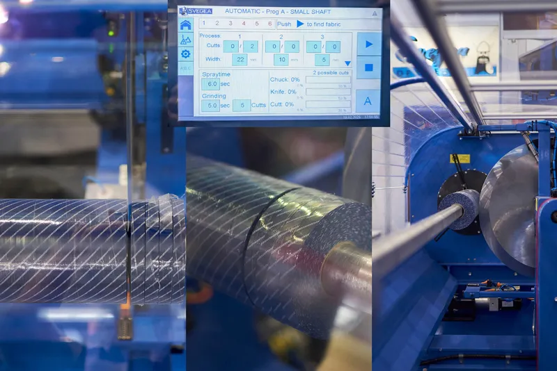 Svegea’s FA 350 roll slitting machine benefits from expanded new setting functions.