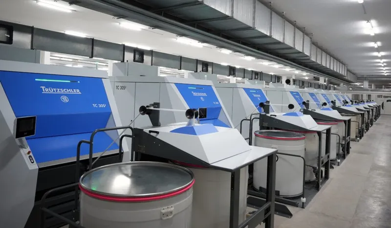 The TC 30i achieves up to 40% higher productivity, while maintaining or even improving yarn quality.