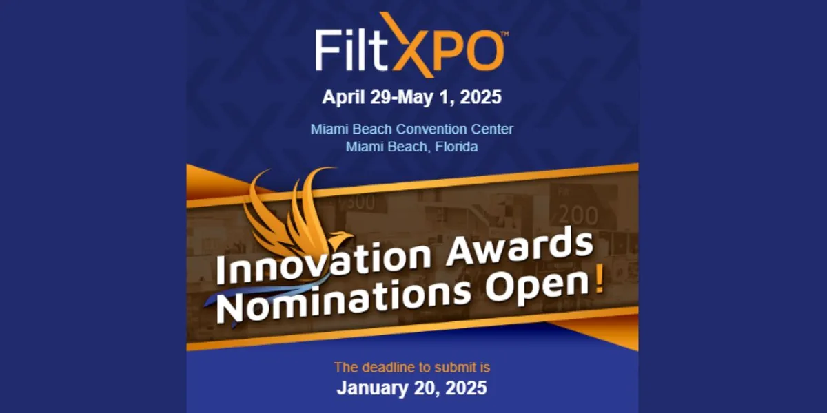 FiltXPO™ Innovation Award.