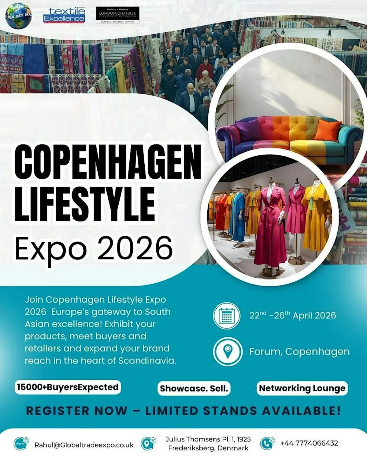 Expand Your Reach — Exhibit at Copenhagen Lifestyle Expo 2026! (22nd -26th April 2026)